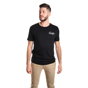 Guess pánské černé tričko s potiskem - XL (JBLK)